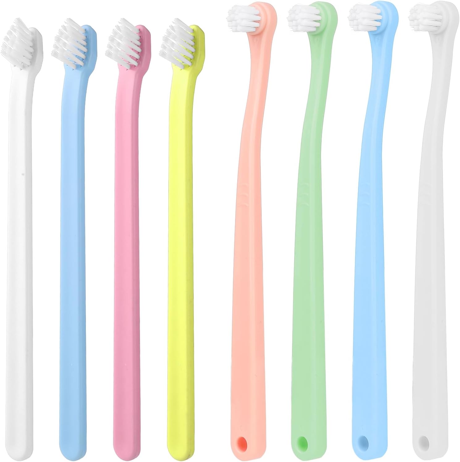 8 Pack Small Dog & Cat Toothbrush, Mini Head Soft, Portable, Easy to Use